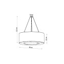 SOLLUX LIGHTING SATURNO 90 black