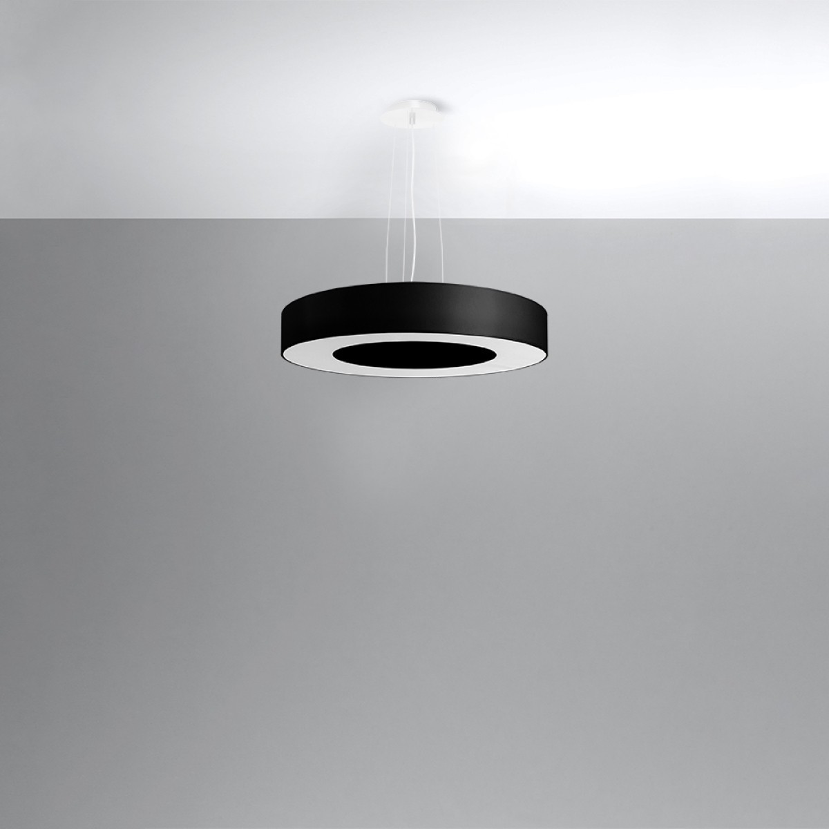 SOLLUX LIGHTING SATURNO SLIM 50 black