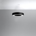 SOLLUX LIGHTING SATURNO SLIM 50 black