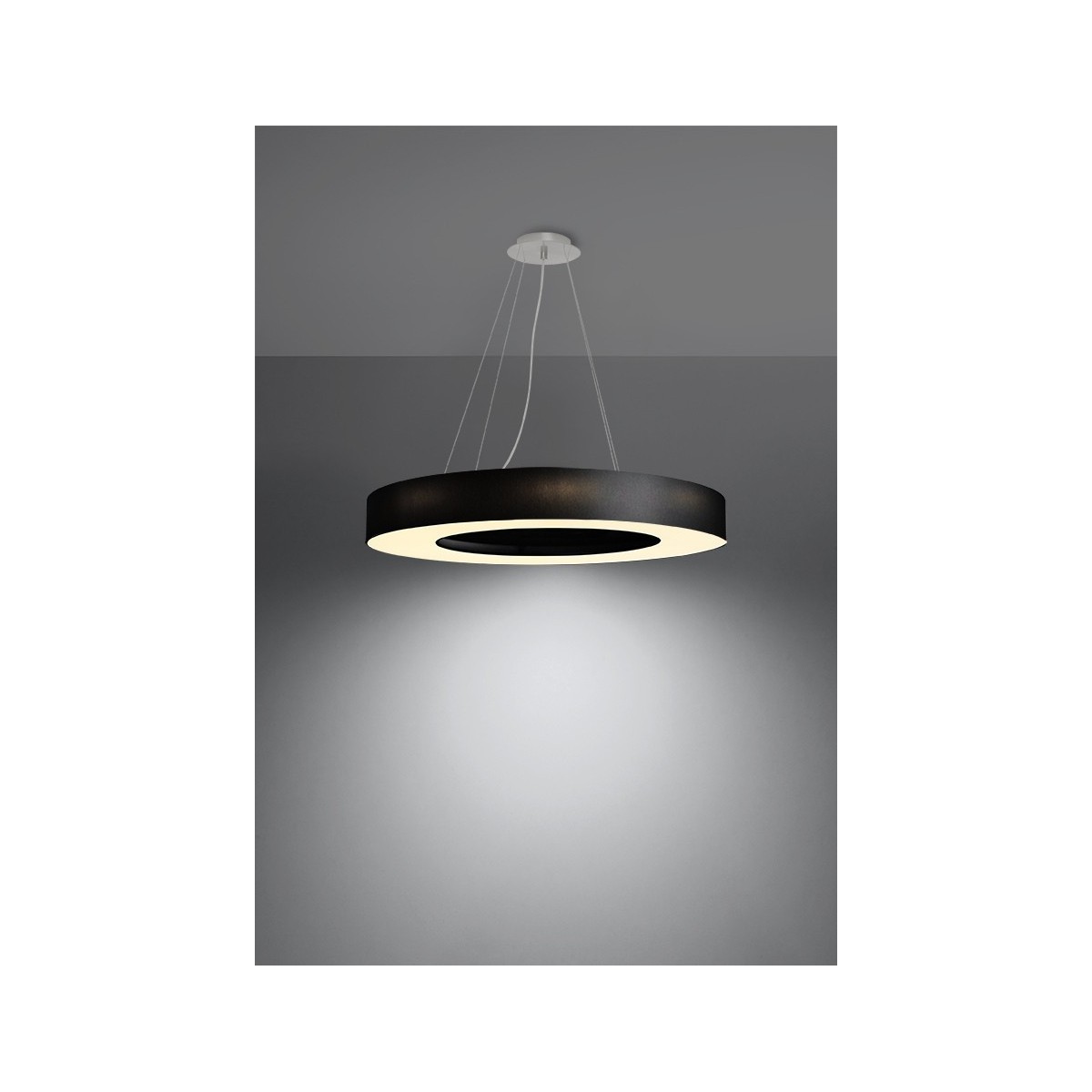 SOLLUX LIGHTING SATURNO SLIM 70 black