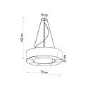 SOLLUX LIGHTING SATURNO SLIM 70 black