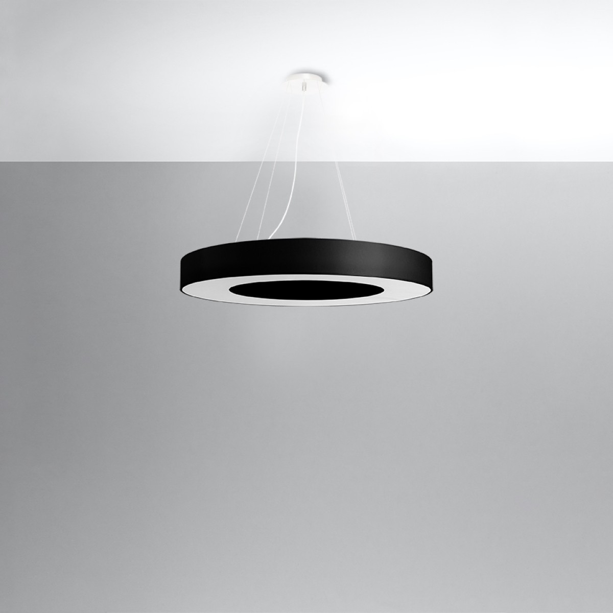 SOLLUX LIGHTING SATURNO SLIM 70 black