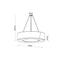 SOLLUX LIGHTING SATURNO SLIM 90 white