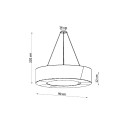 SOLLUX LIGHTING SATURNO SLIM 90 white