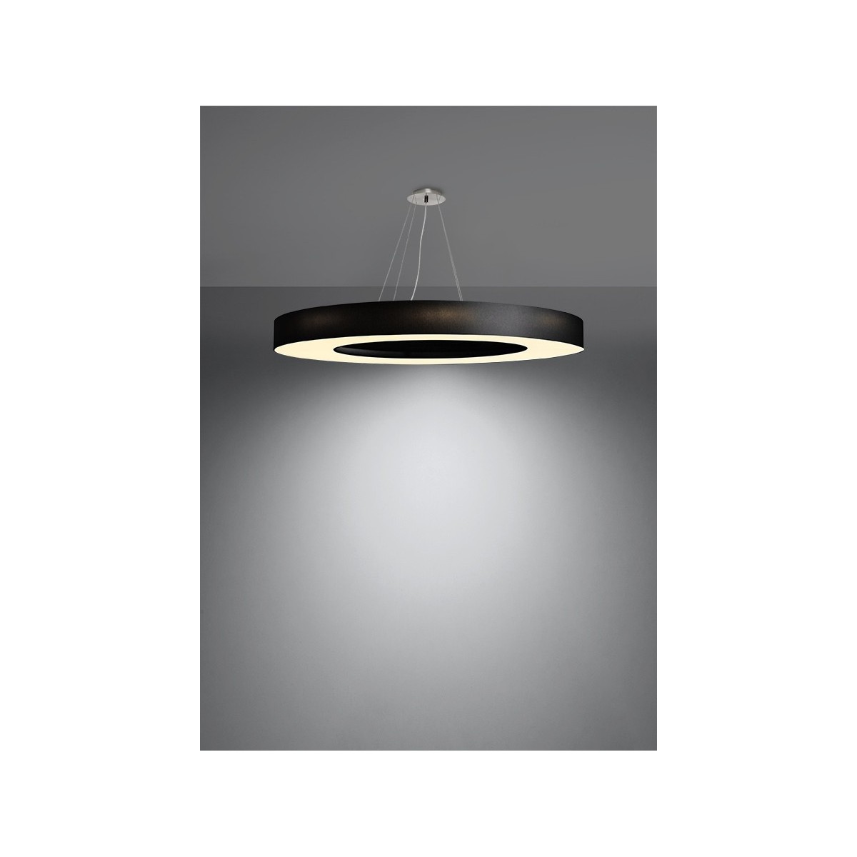 SOLLUX LIGHTING SATURNO SLIM 90 black