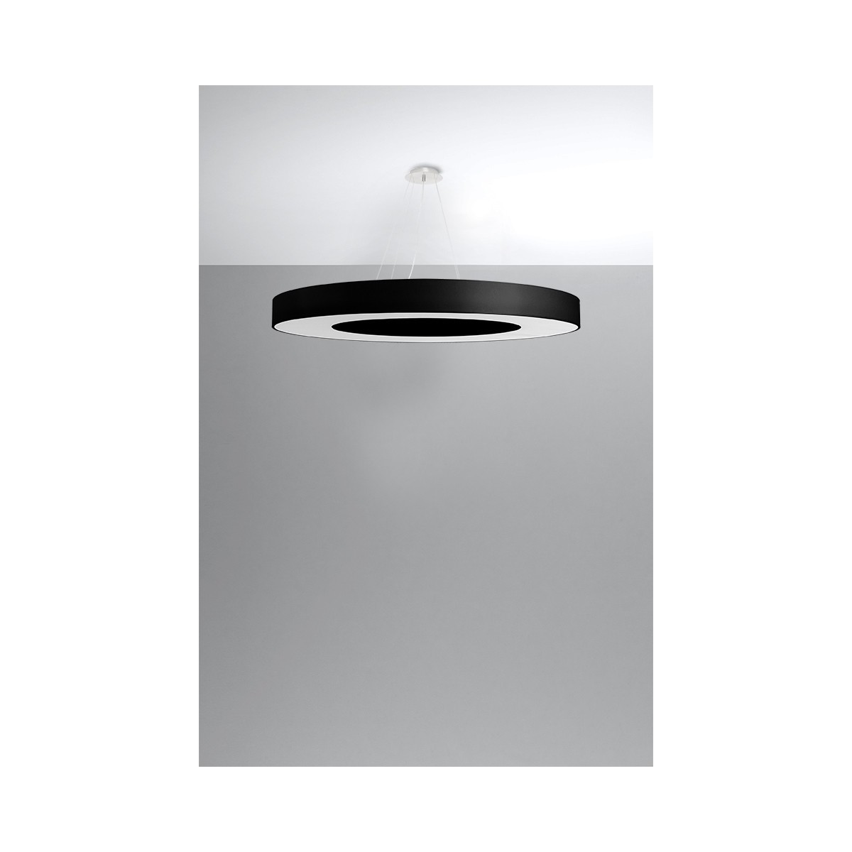 SOLLUX LIGHTING SATURNO SLIM 90 black