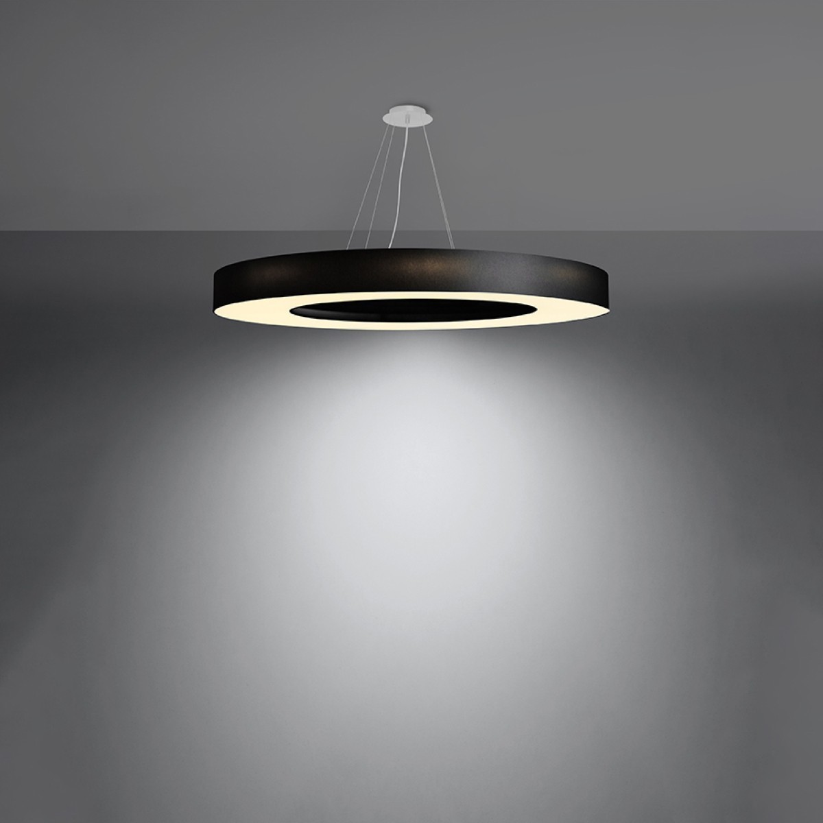 SOLLUX LIGHTING SATURNO SLIM 90 black