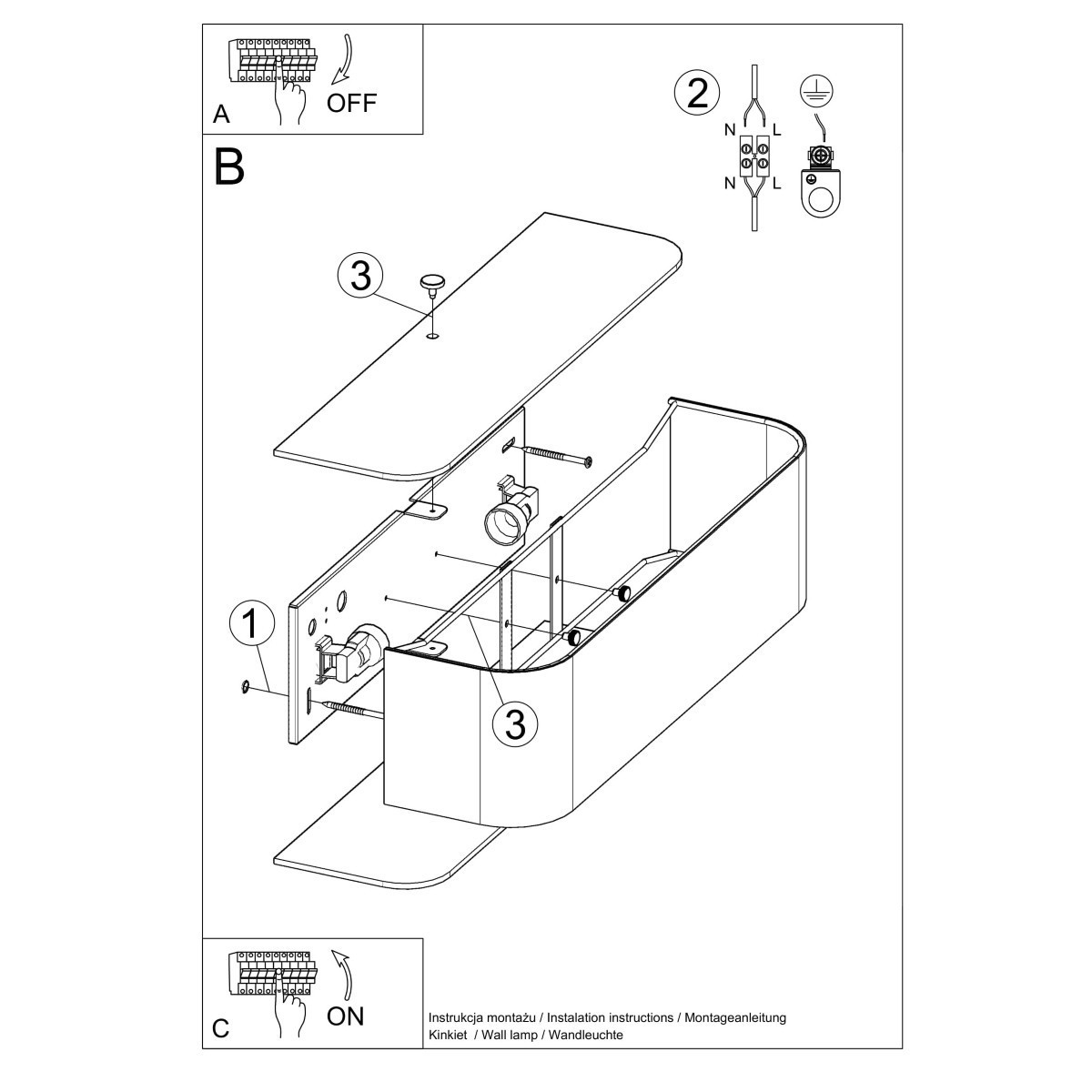 SOLLUX LIGHTING LOKKO white