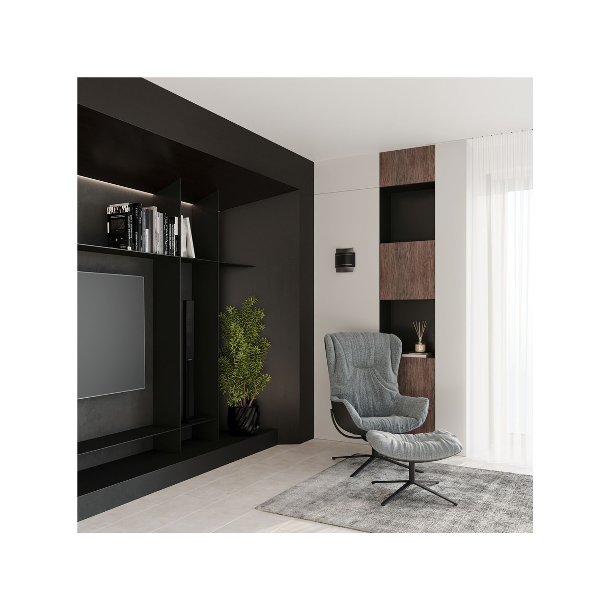 SOLLUX LIGHTING HESTIA black