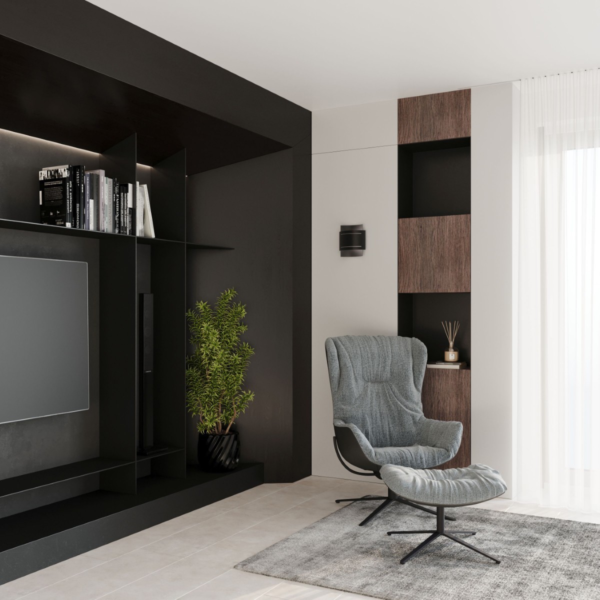 SOLLUX LIGHTING HESTIA black