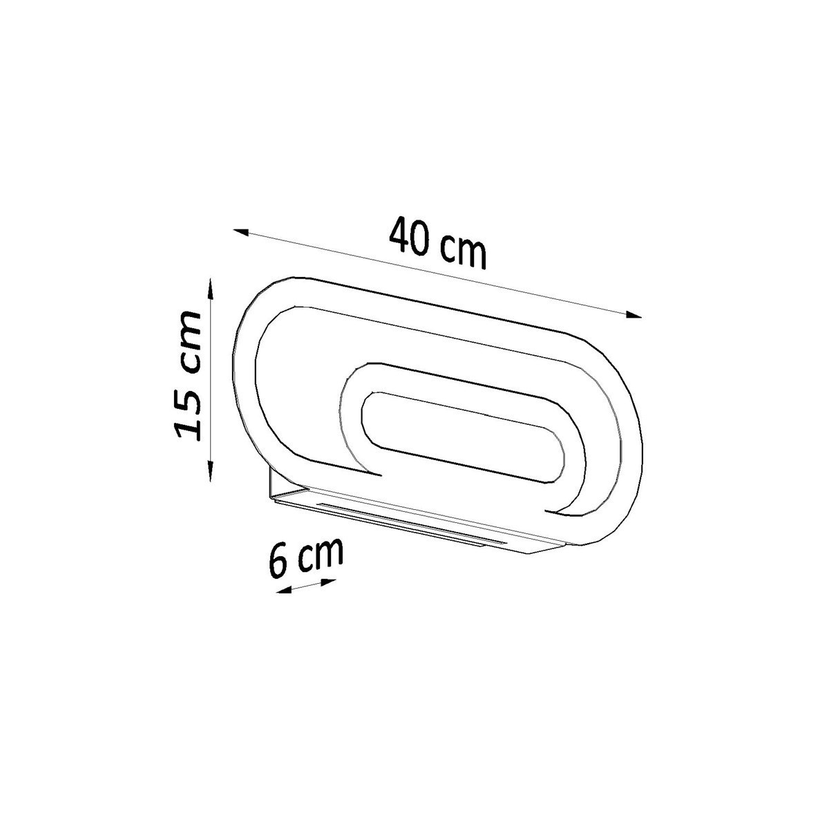 SOLLUX LIGHTING SACCON white