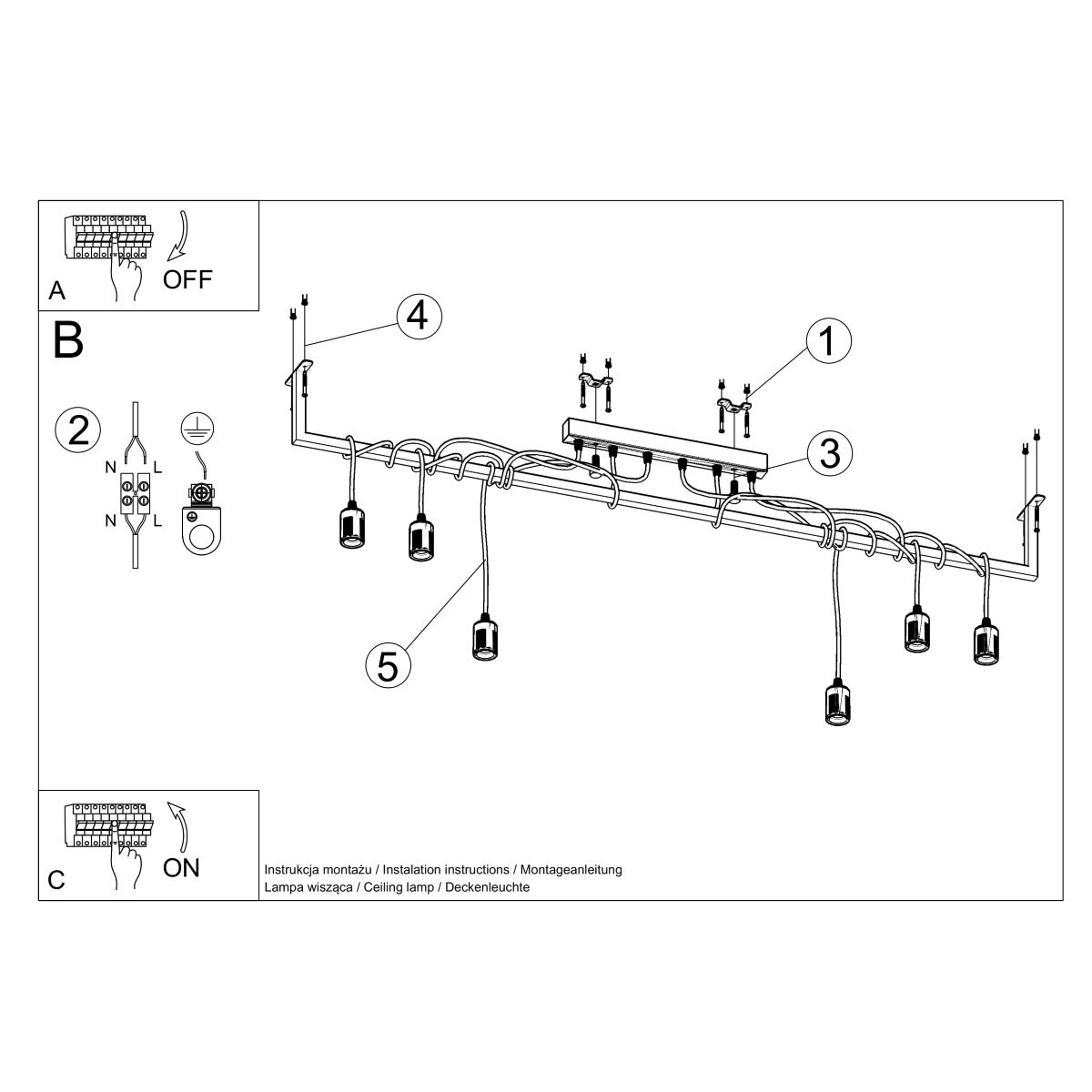 SOLLUX LIGHTING SALAMANCA 6