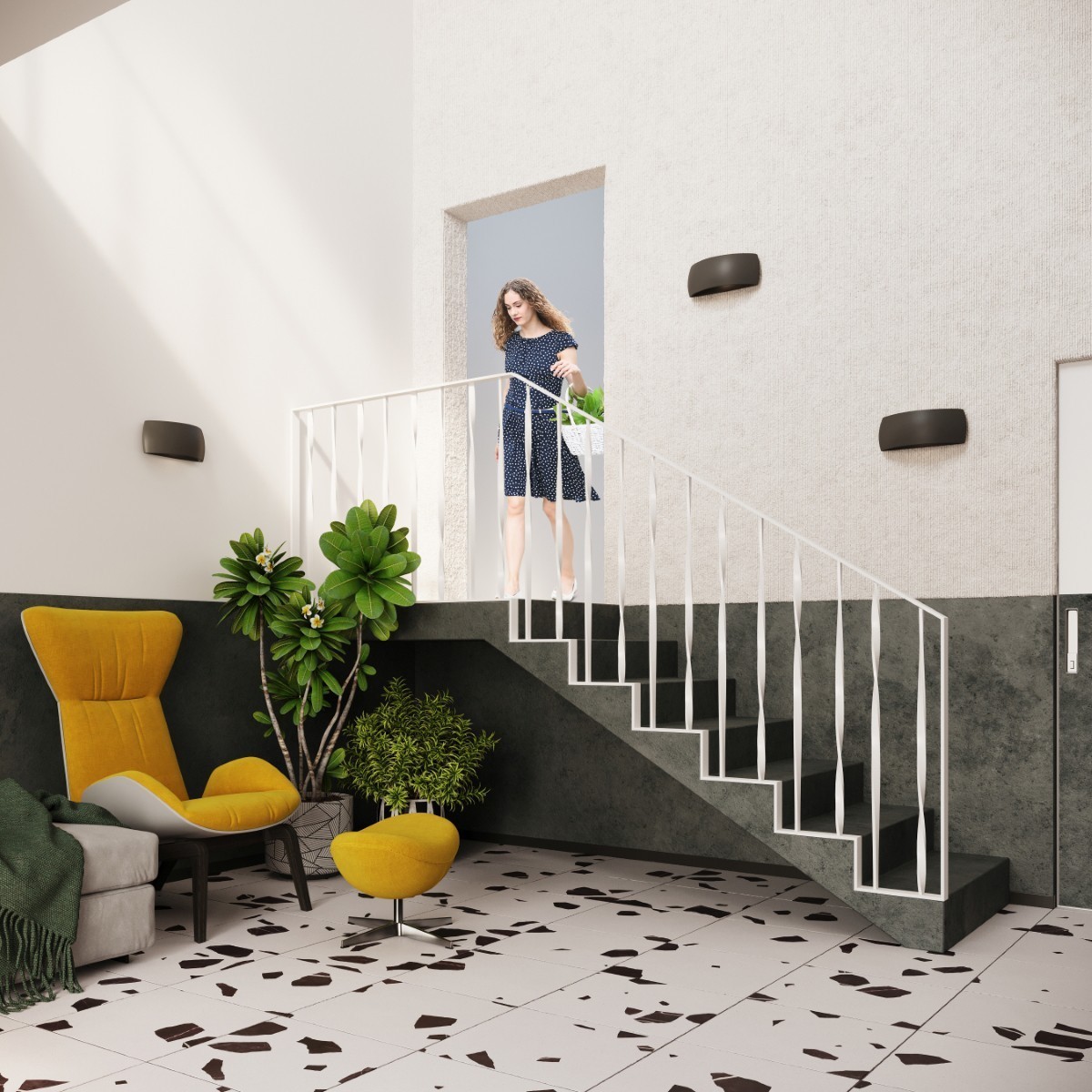 SOLLUX LIGHTING  PONTIUS black