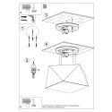 SOLLUX LIGHTING HEXA 25 white