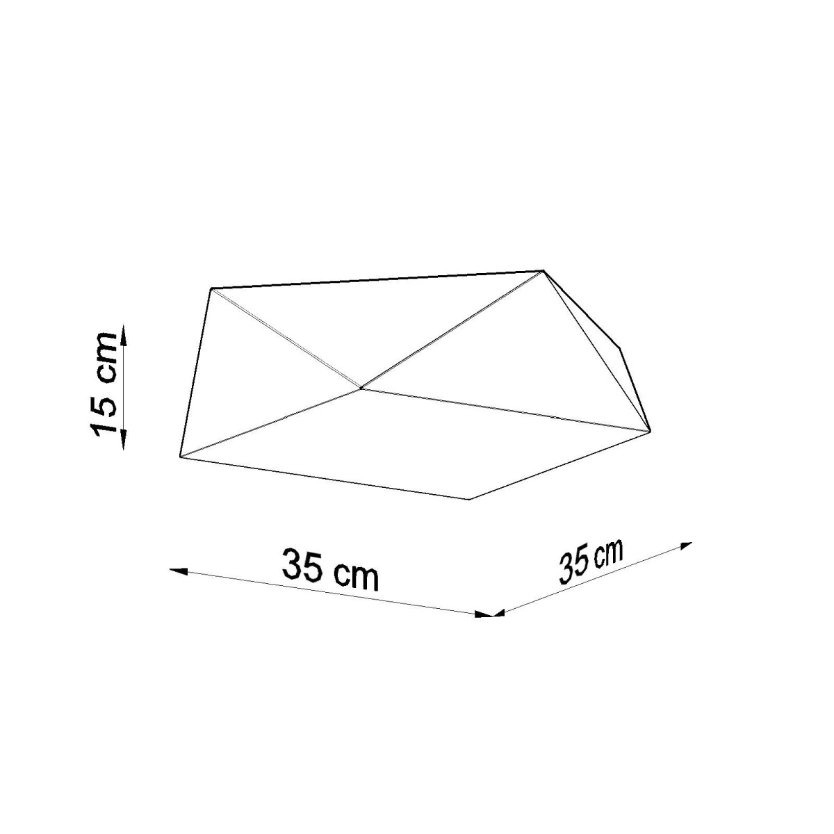 SOLLUX LIGHTING HEXA 35 black