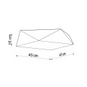 SOLLUX LIGHTING HEXA 45 white
