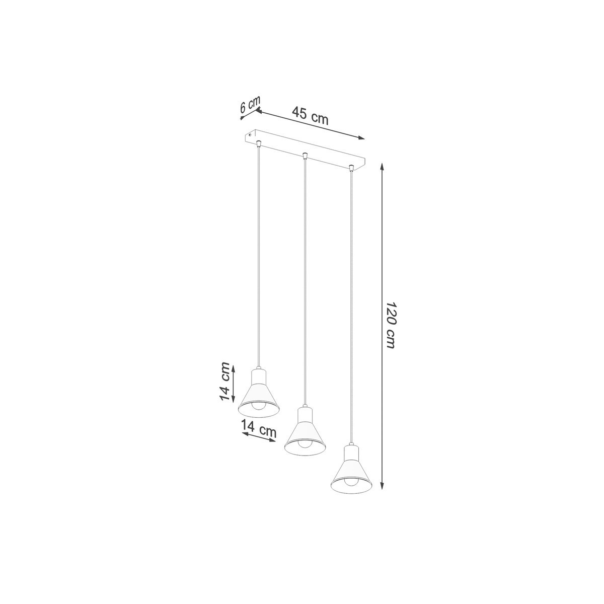 SOLLUX LIGHTING TALEJA 3  [E27]