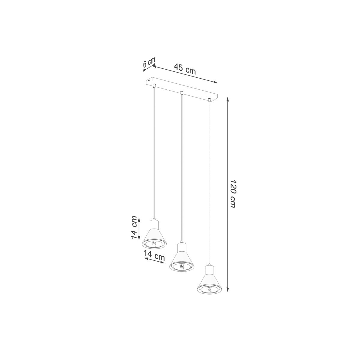 SOLLUX LIGHTING TAZILA 3  [ES111]