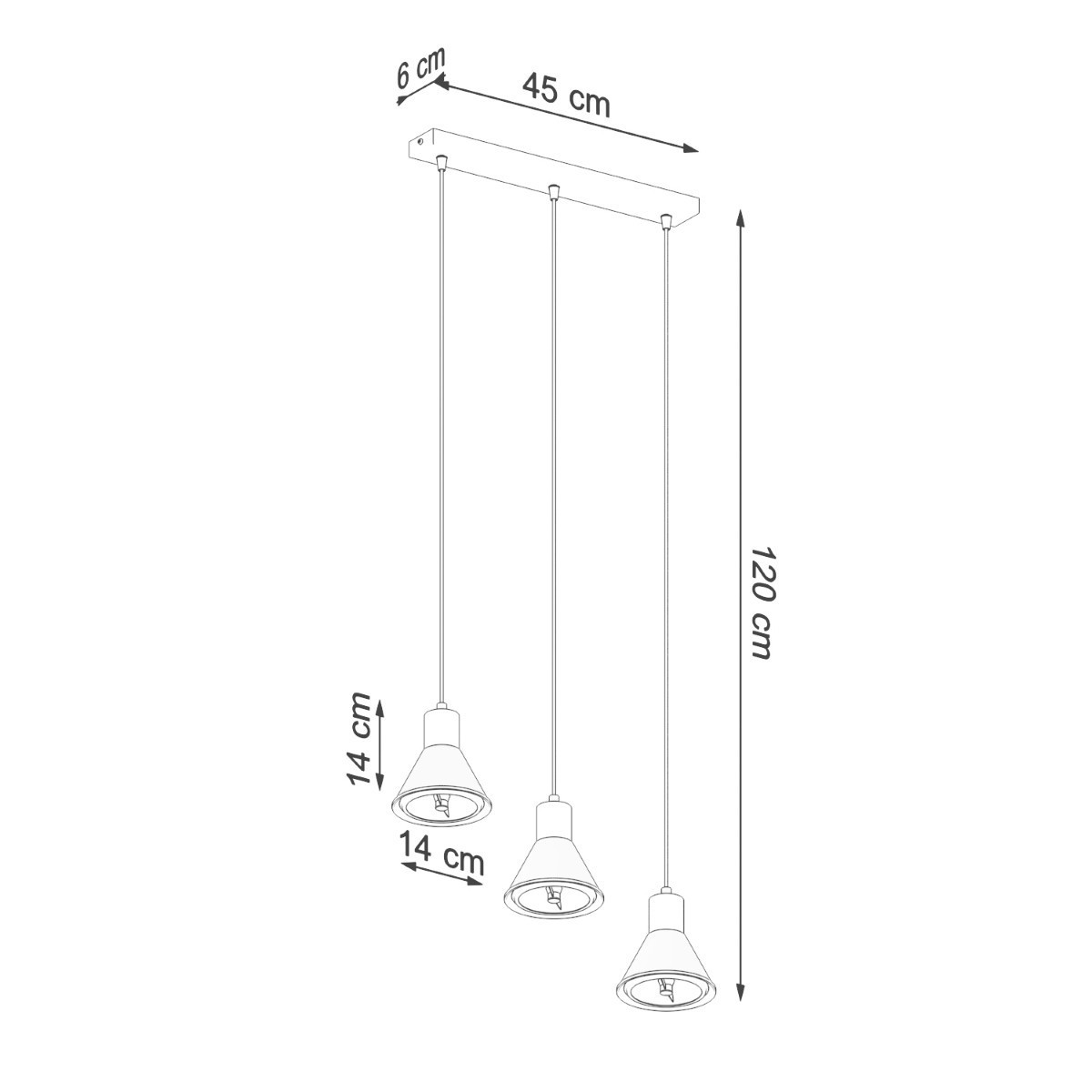 SOLLUX LIGHTING TAZILA 3  [ES111]