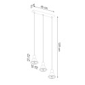 SOLLUX LIGHTING TAZILA 3  [ES111]
