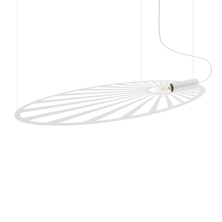 efektowna lampa - Lampa wisząca LEHDET biała