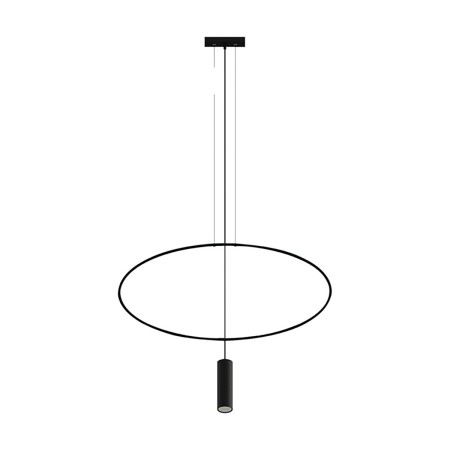 zachwycająca lampa - Lampa wisząca HOLAR 1 czarna