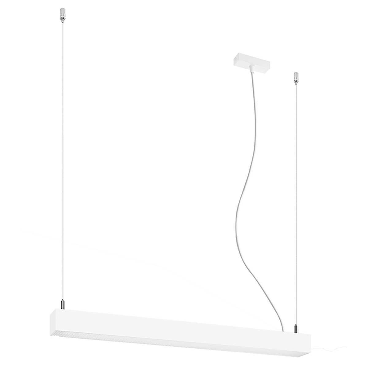 elegancka lampa - Lampa wisząca PINNE 67 biała 4000K
