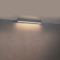 minimalistyczna lampa - Plafon PINNE 67 szary 3000K
