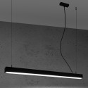 elegancka lampa - Lampa wisząca PINNE 90 czarna 4000K