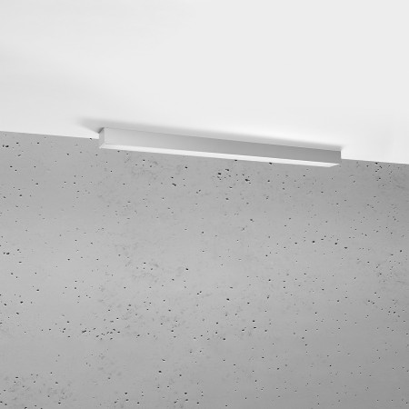 stylowa lampa - Plafon PINNE 90 szary 3000K