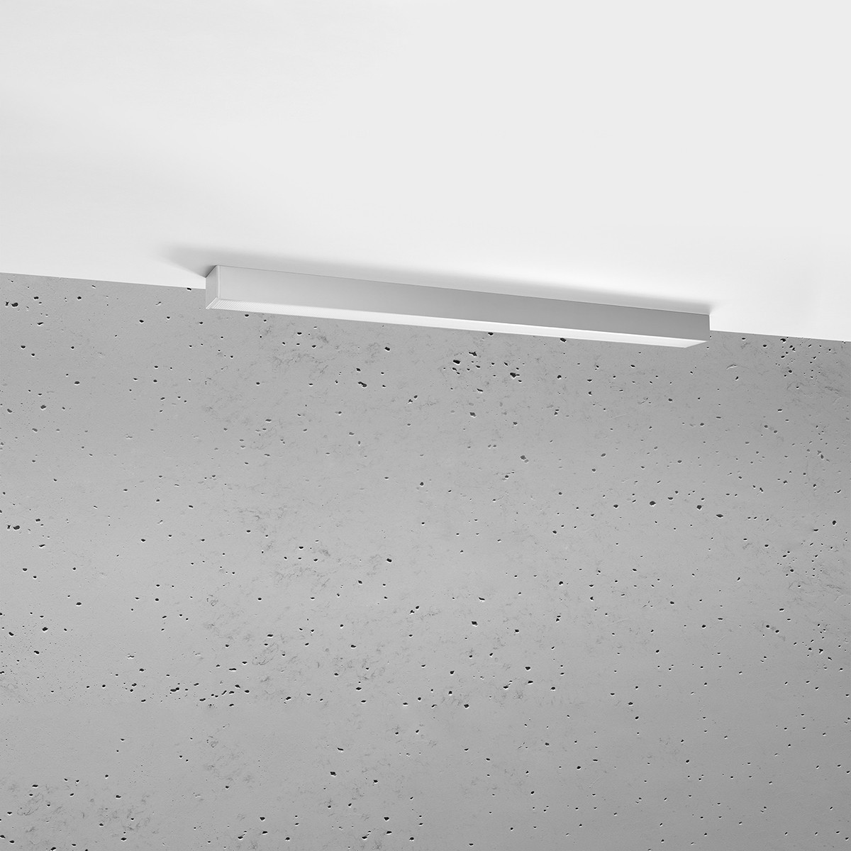 stylowa lampa - Plafon PINNE 90 szary 3000K