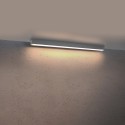 stylowa lampa - Plafon PINNE 90 szary 3000K