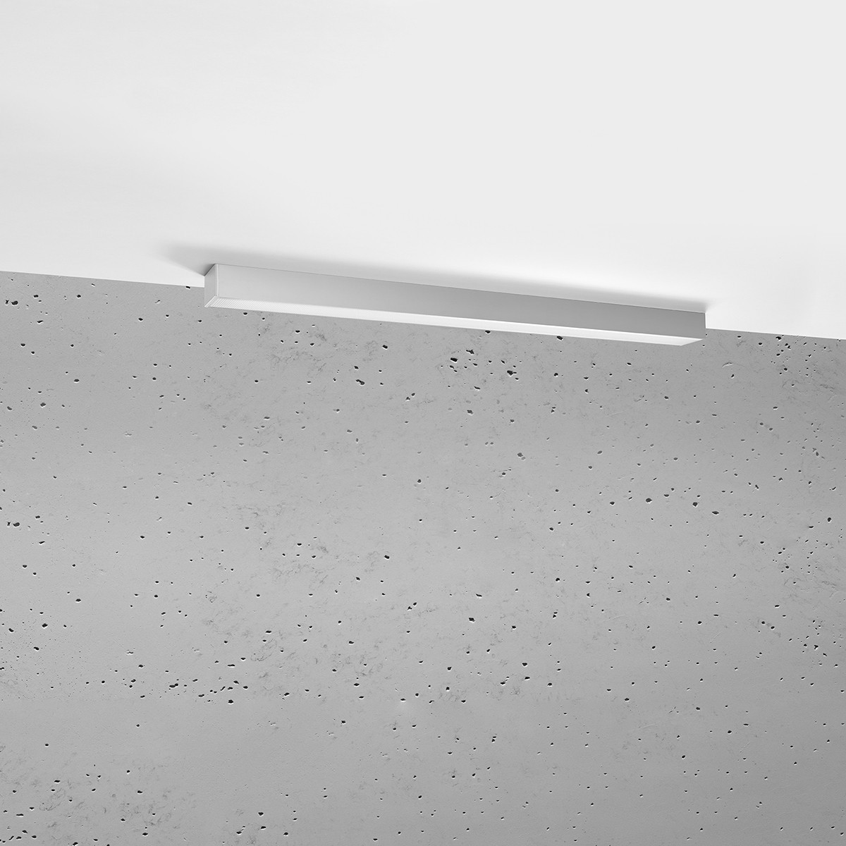 urokliwa lampa - Plafon PINNE 90 szary 4000K