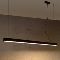 cudowna lampa - Lampa wisząca PINNE 117 czarna 3000K