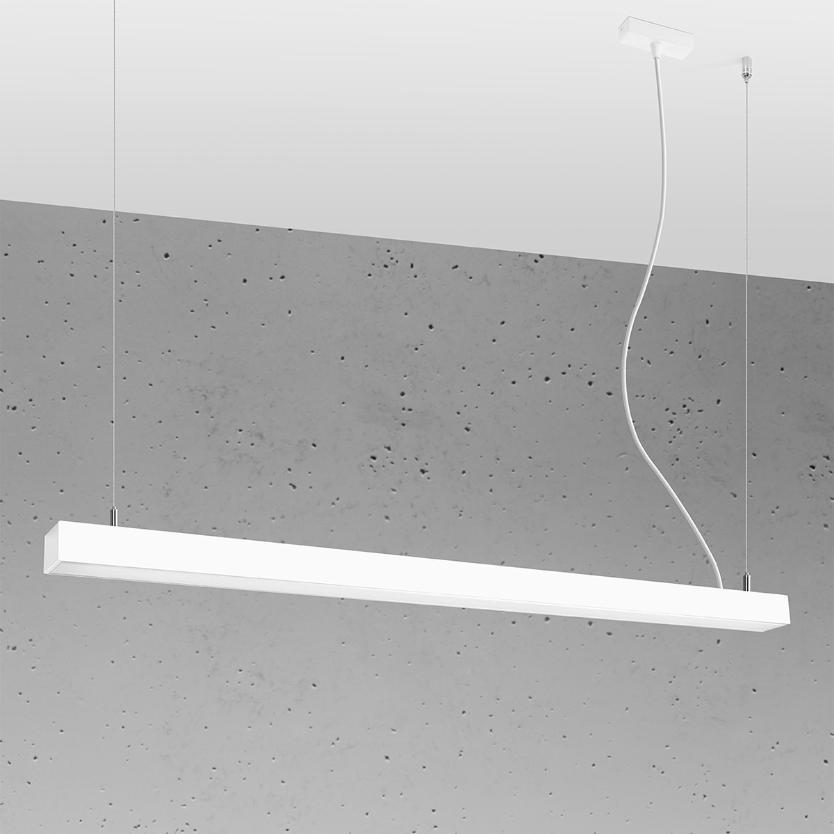 dekoracyjna lampa - Lampa wisząca PINNE 117 biała 4000K