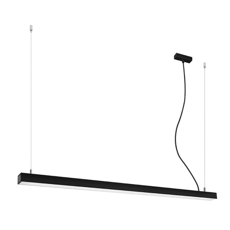 genialna lampa - Lampa wisząca PINNE 150 czarna 3000K