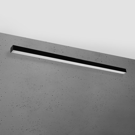 gustowna lampa - Kinkiet PINNE 150 czarny 3000K