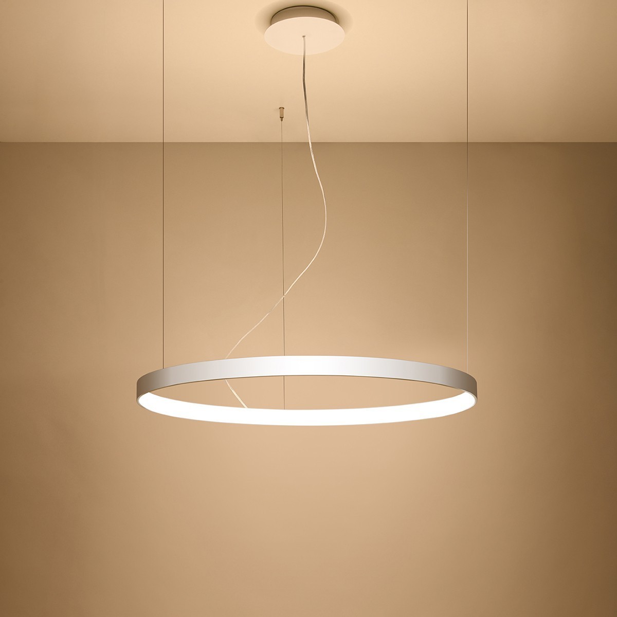 urokliwa lampa - Żyrandol RIO 78 biały LED 3000K