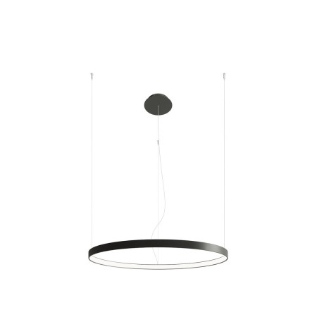 ładna lampa - Żyrandol RIO 78 czarny LED 4000K