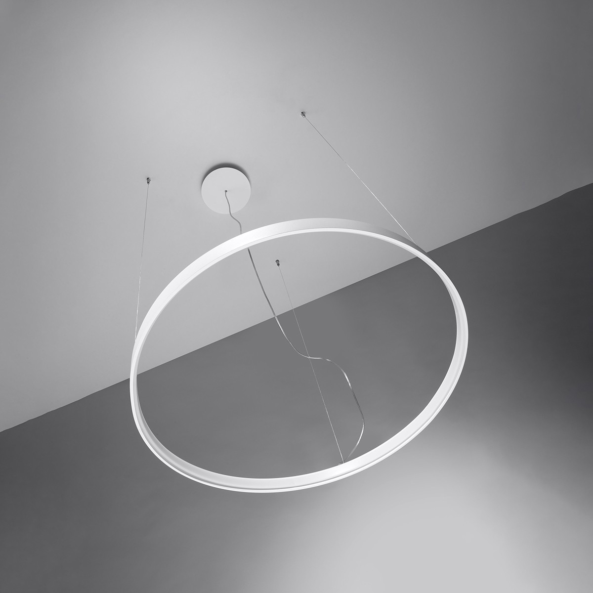 genialna lampa - Żyrandol RIO 110 czarny LED 3000K