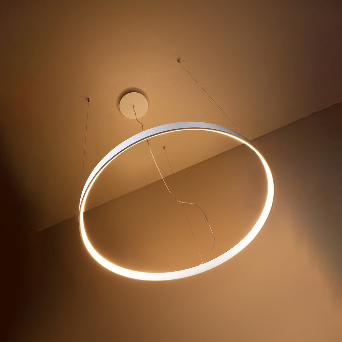 genialna lampa - Żyrandol RIO 110 czarny LED 3000K