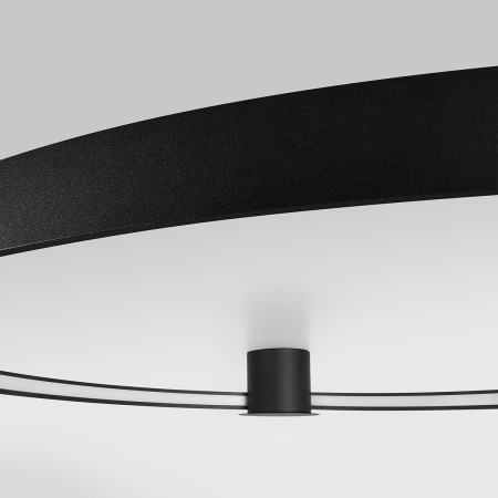 efektowna lampa - Plafon RIO 55 czarny LED 3000K