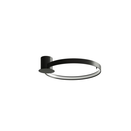 gustowna lampa - Plafon RIO 55 czarny LED 4000K