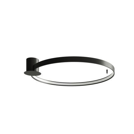 wyjątkowa lampa - Plafon RIO 78 czarny LED 4000K