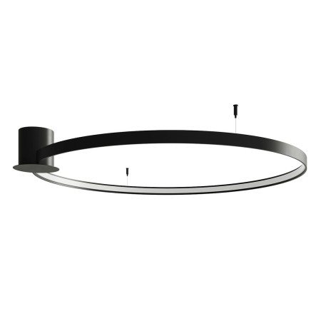 piękna lampa - Plafon RIO 110 czarny LED 3000K