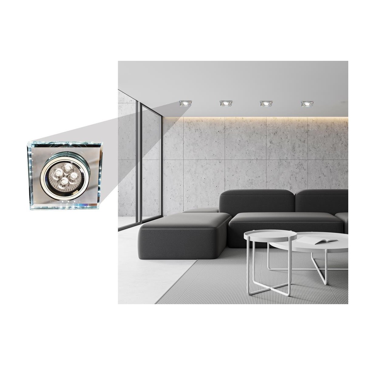 Candellux SS-22 2226927 xGU10 - 200 lm - 6000K