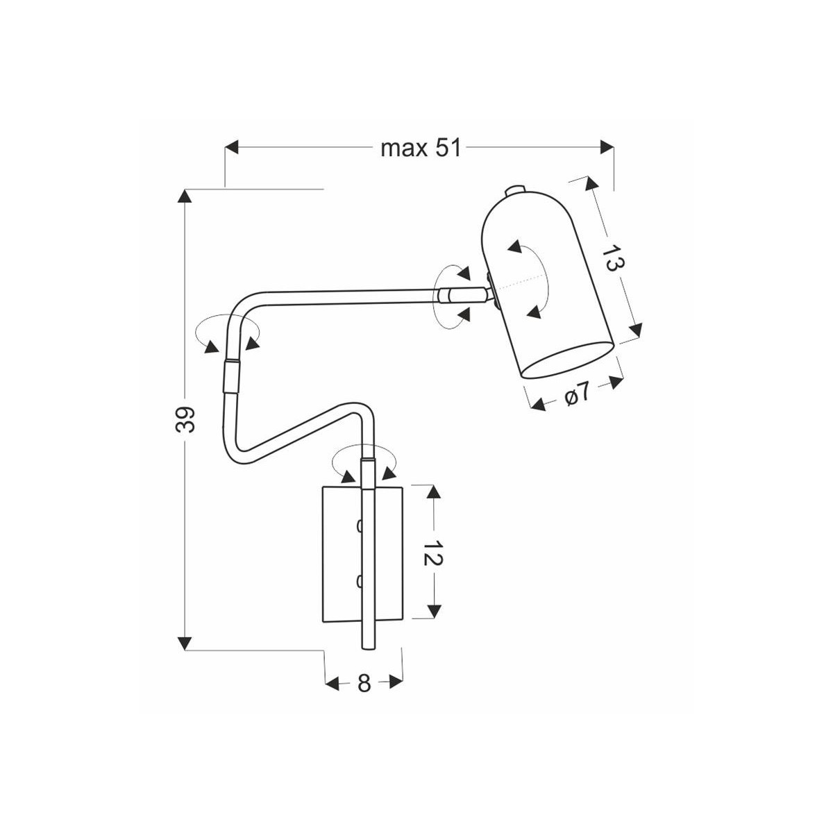 Candellux HOSTI 21-75468 1xGU10