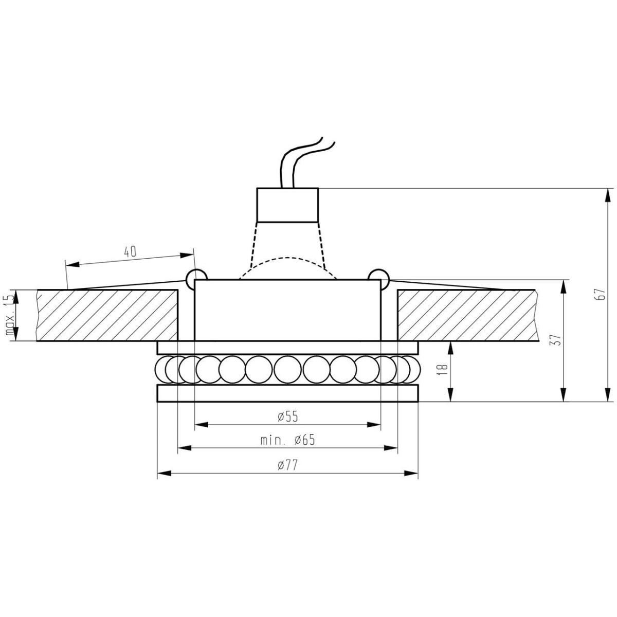 Candellux SK-79 2227405 xMR16