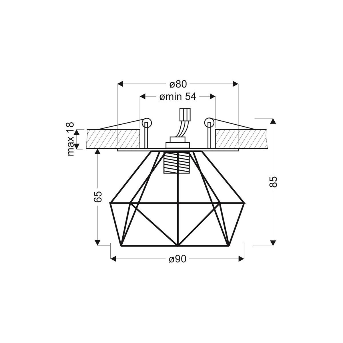 Candellux OPRAWA 2239033 xG9