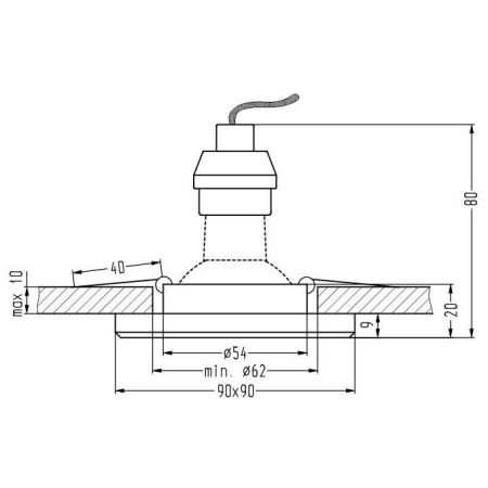 Candellux OPRAWA 2260914 xGU10